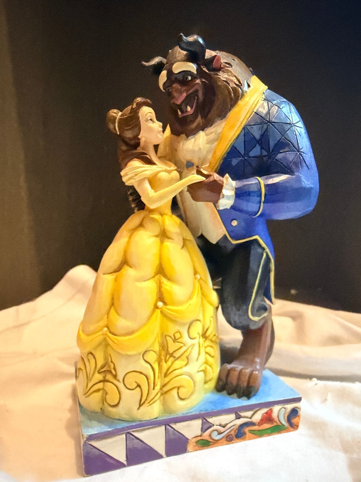 Disney traditions jim shore zeldzame belle en het beest, Verzamelen, Disney, Ophalen of Verzenden, Assepoester of Belle, Nieuw