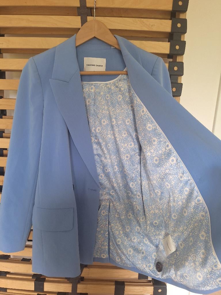 Veston fabienne chapot, Ophalen, Autre, Kostuum of Pak, Blauw
