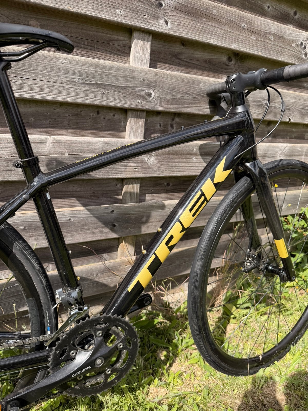 Trek Domane AL disc maat 52 + volledige wieleruitrusting, Enlèvement, Comme neuf, 15 à 20 vitesses, Autres marques