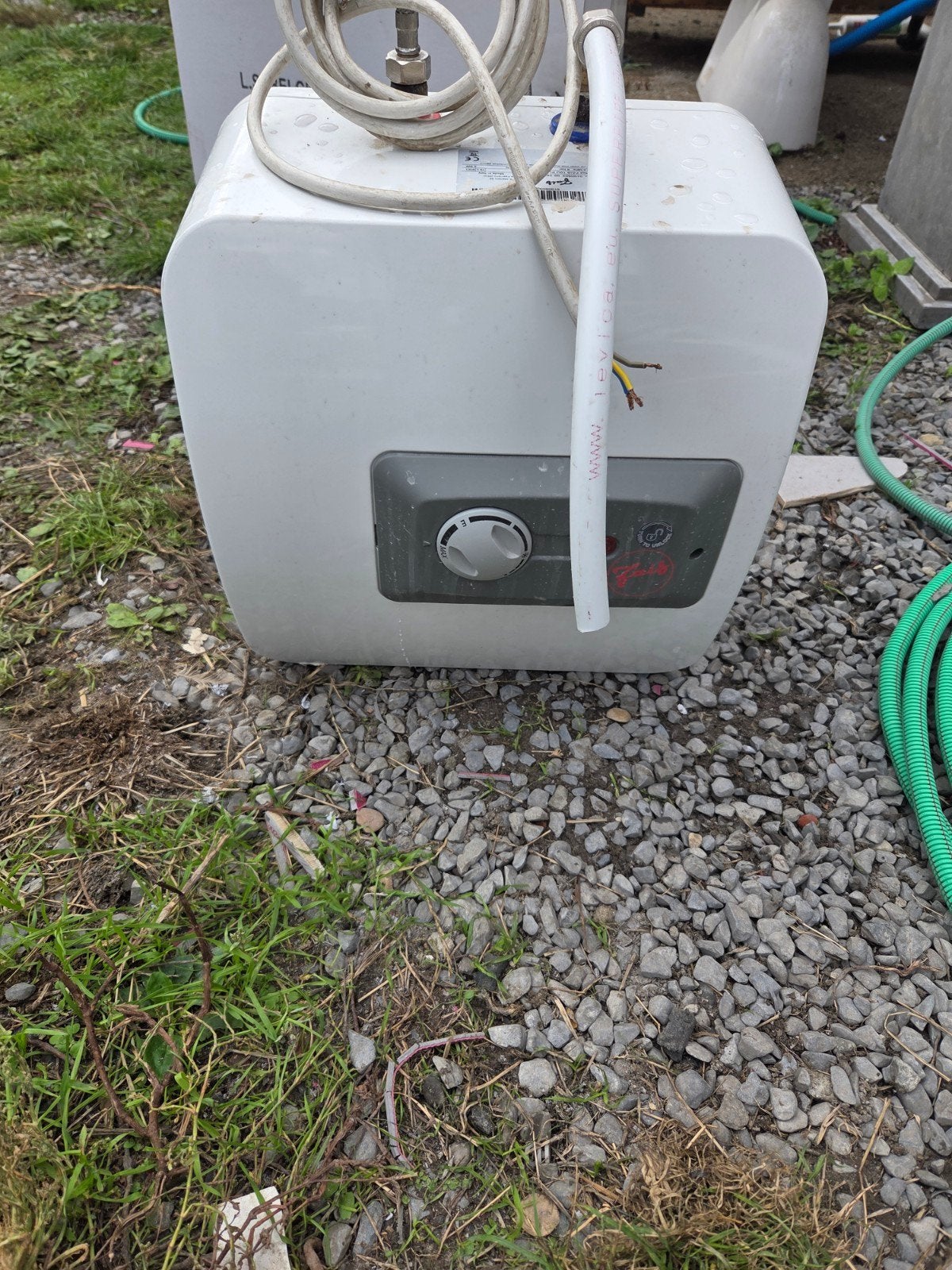 warmwater boiler, Ophalen, Boiler