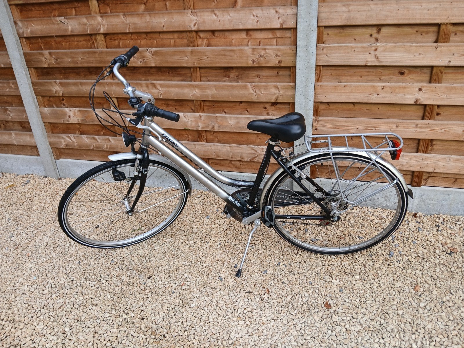 Damesfiets 3 x 6 versnellingen kadermaat 49 cm, Vélos & Vélomoteurs, Vélos | Vélos pliables, Enlèvement, Vitesses