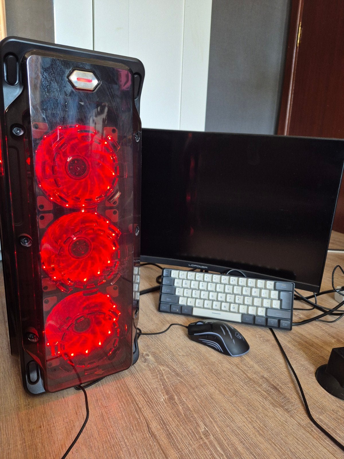 Gaming PC +165Hz Curved Monitor & Gaming Toetsenbord en Muis, Informatique & Logiciels, Ordinateurs de bureau, Utilisé, SSD, 16 GB