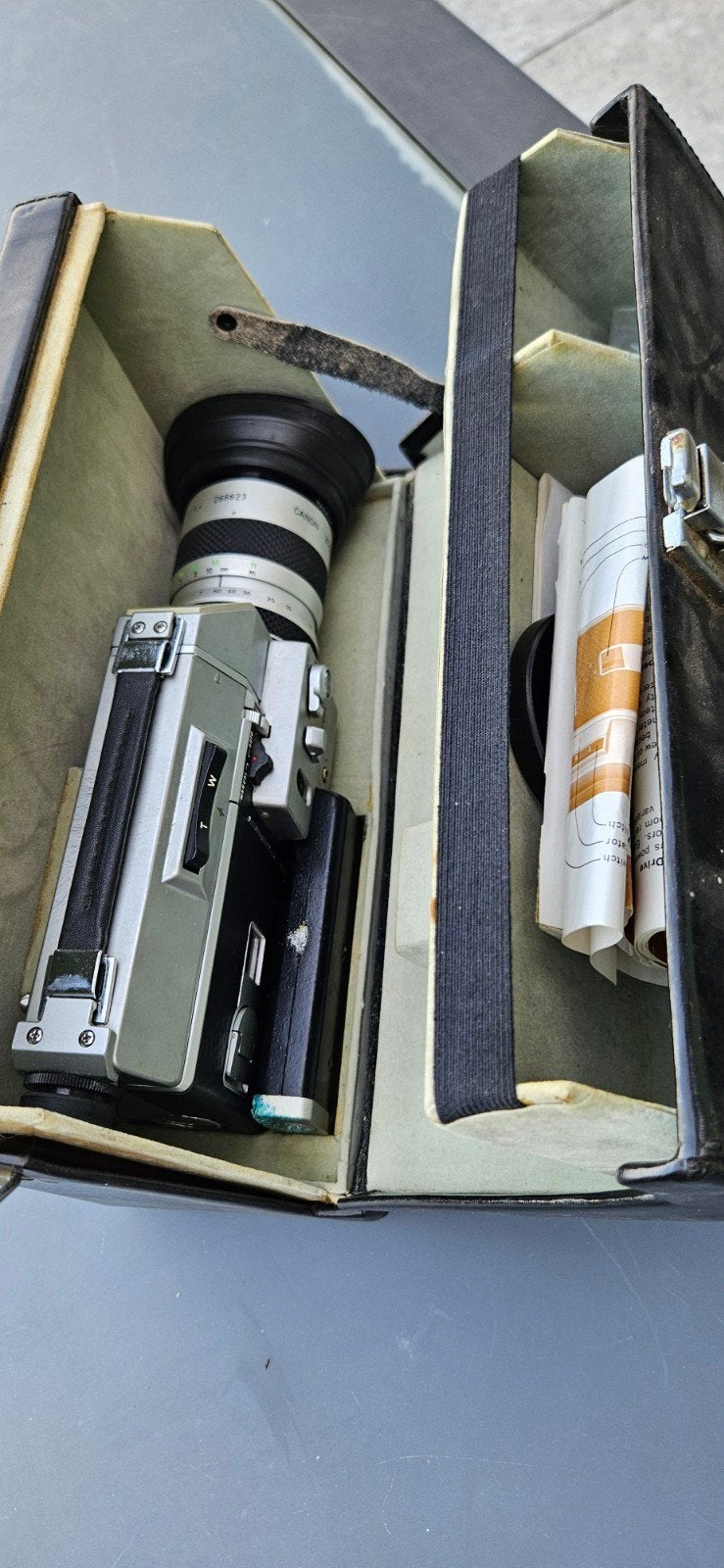 Canon Auto Zoom 814 Super 8 filmcamera – met koffer en handl, Ophalen, Filmcamera