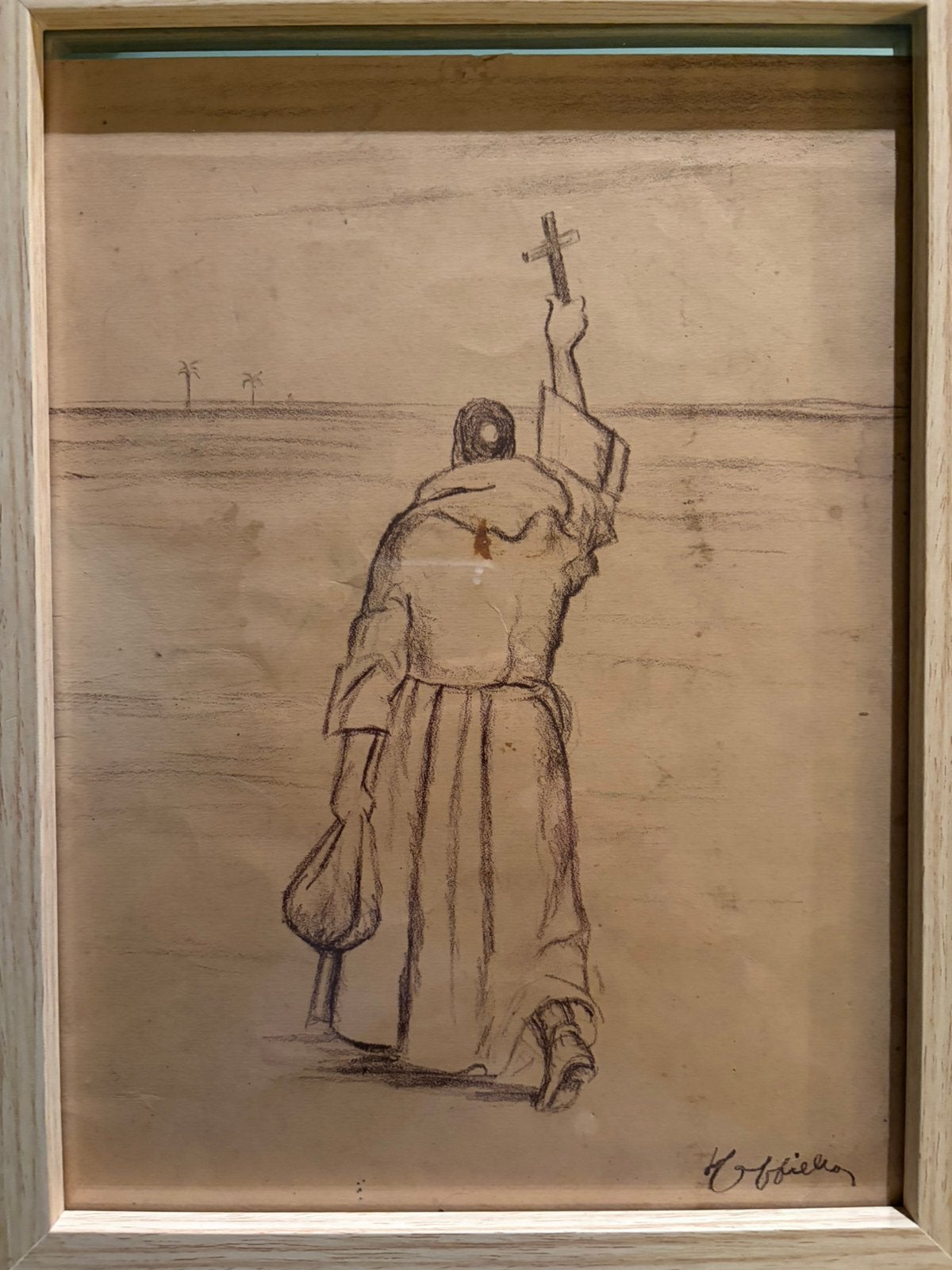 Leonetto Cappiello: satire „prediken in de woestijn „, Ophalen, Tekening