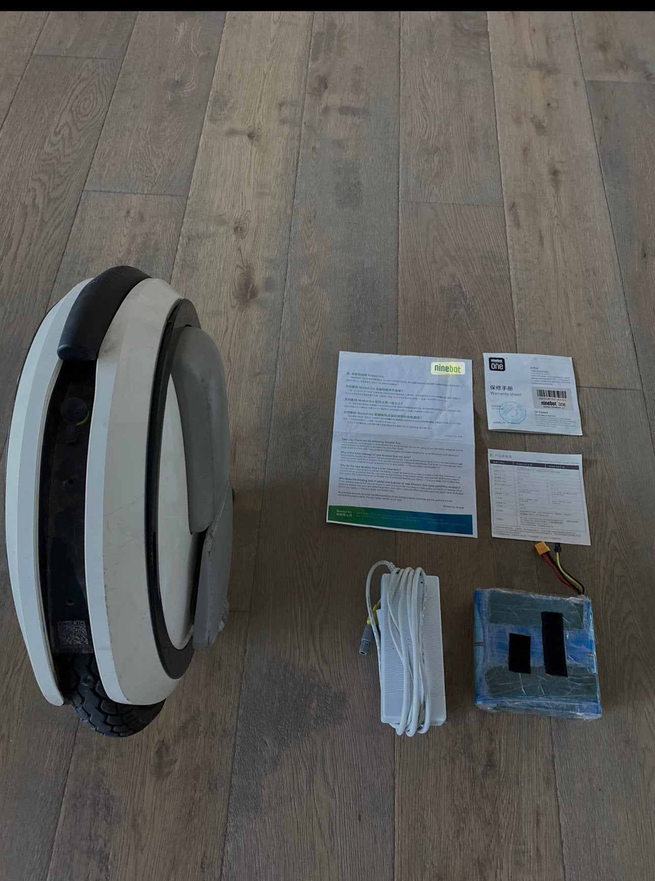 Ninebot one e+, Fietsen en Brommers, Ophalen, Zo goed als nieuw
