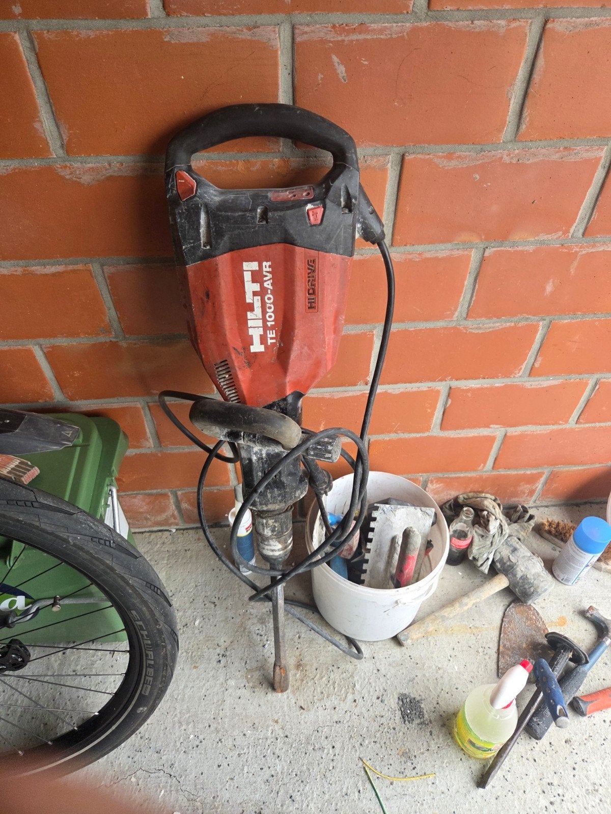 hilti breekhamer te1000, Ophalen