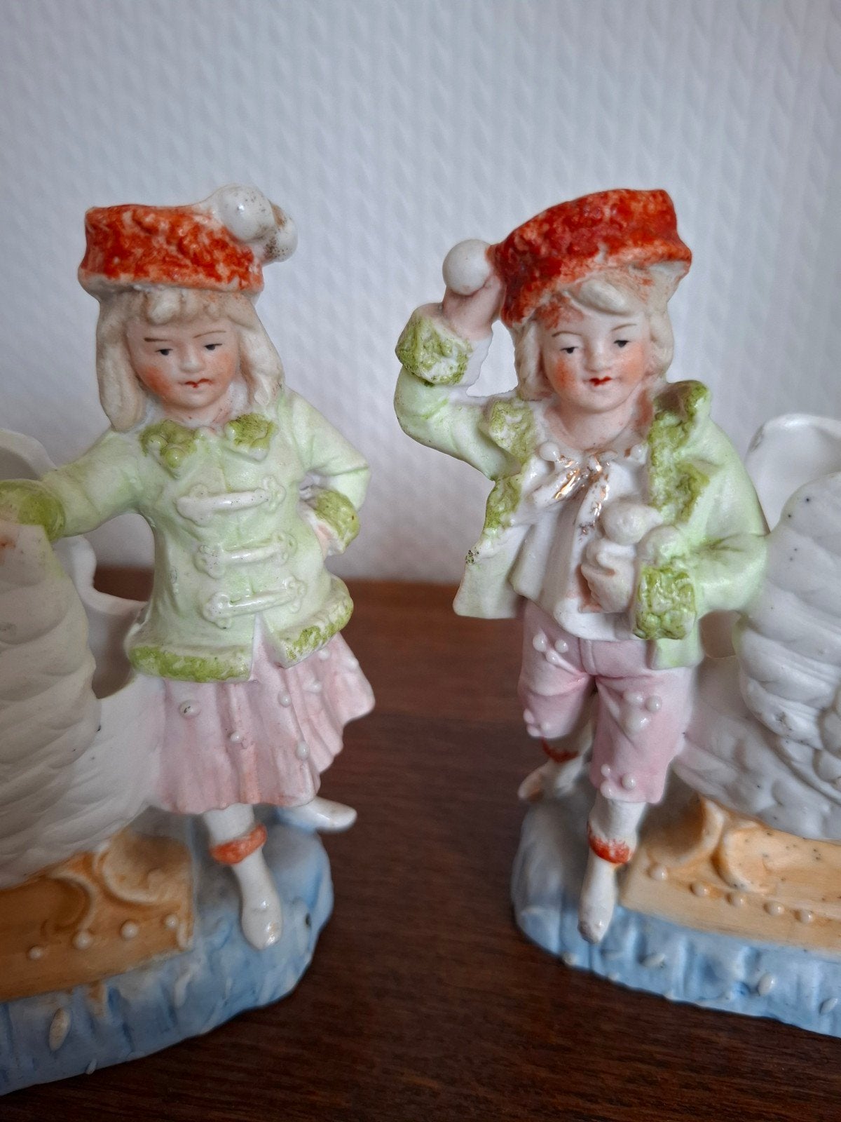porcelein zwaan - koppeltje samen genummerd, perfecte staat, Enlèvement