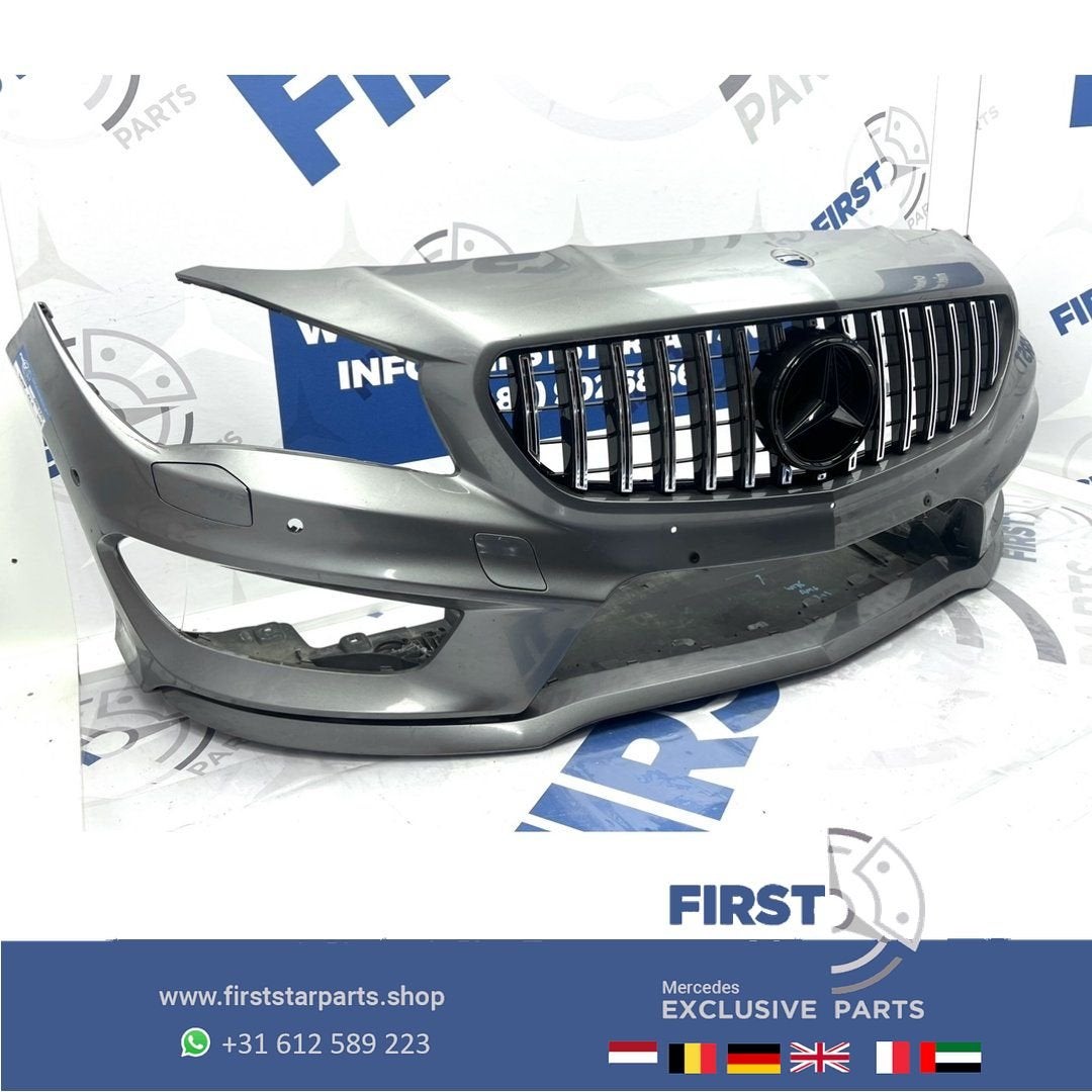 W117 CLA BUMPER CLA45 AMG VOORBUMPER WIT ZWART GRIJS ROOD BL, Gebruikt, -, Voor, Ophalen of Verzenden