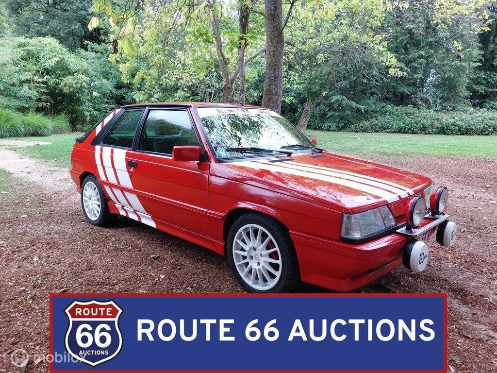 Renault 11 Turbo | 1987 | Route 66 Auctions, Renault, Zwart, Bedrijf, Handgeschakeld