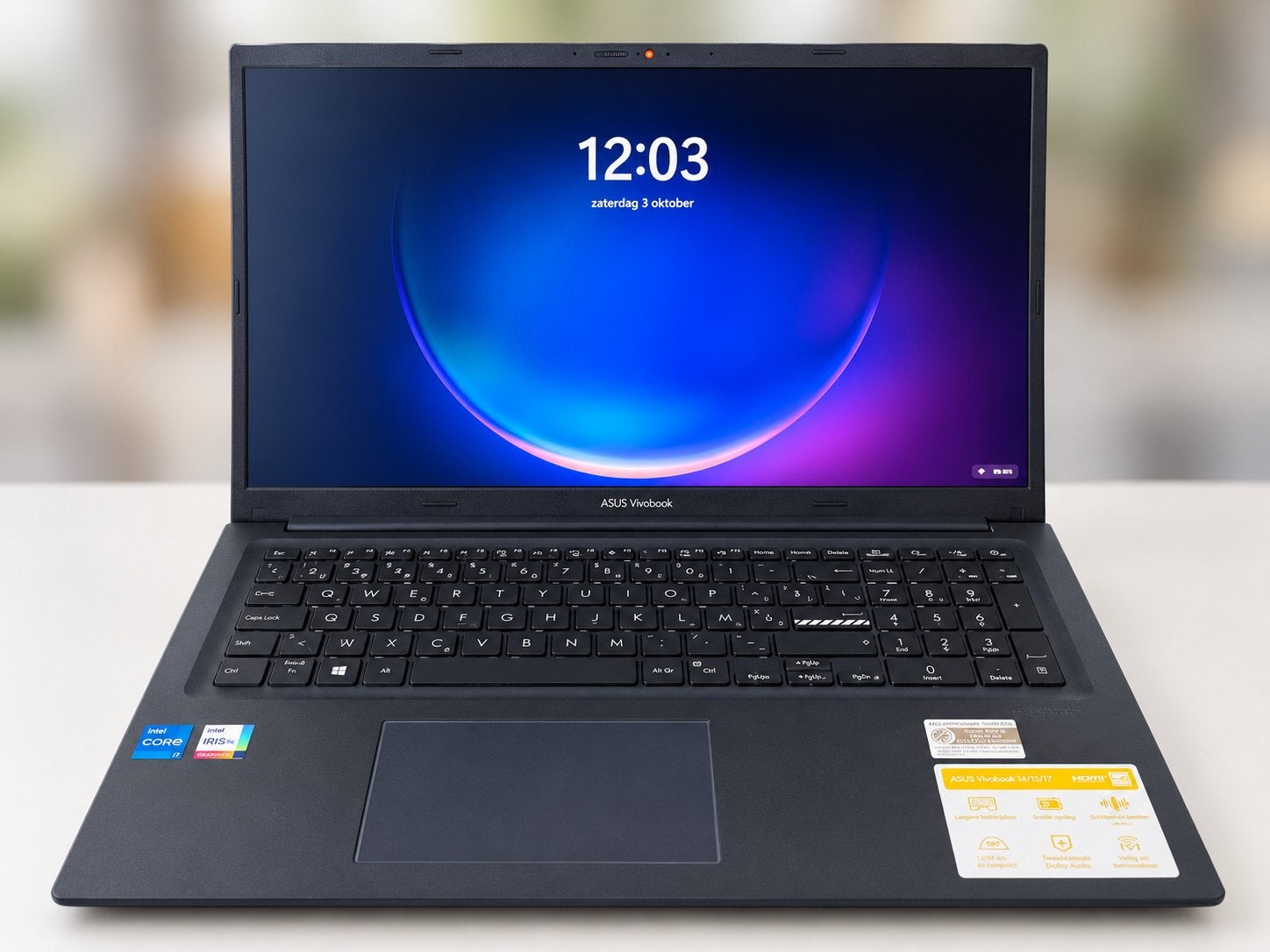 ASUS VivoBook 17 X1704ZA-AU053W (17,3"), Computers en Software, ASUS, Intel Core i7 processor, Zo goed als nieuw, SSD