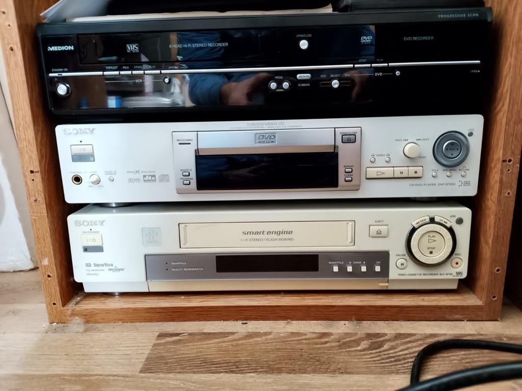 Sony VHS Video en DVD player., Audio, Tv en Foto, DVD spelers, Ophalen of Verzenden, Sony