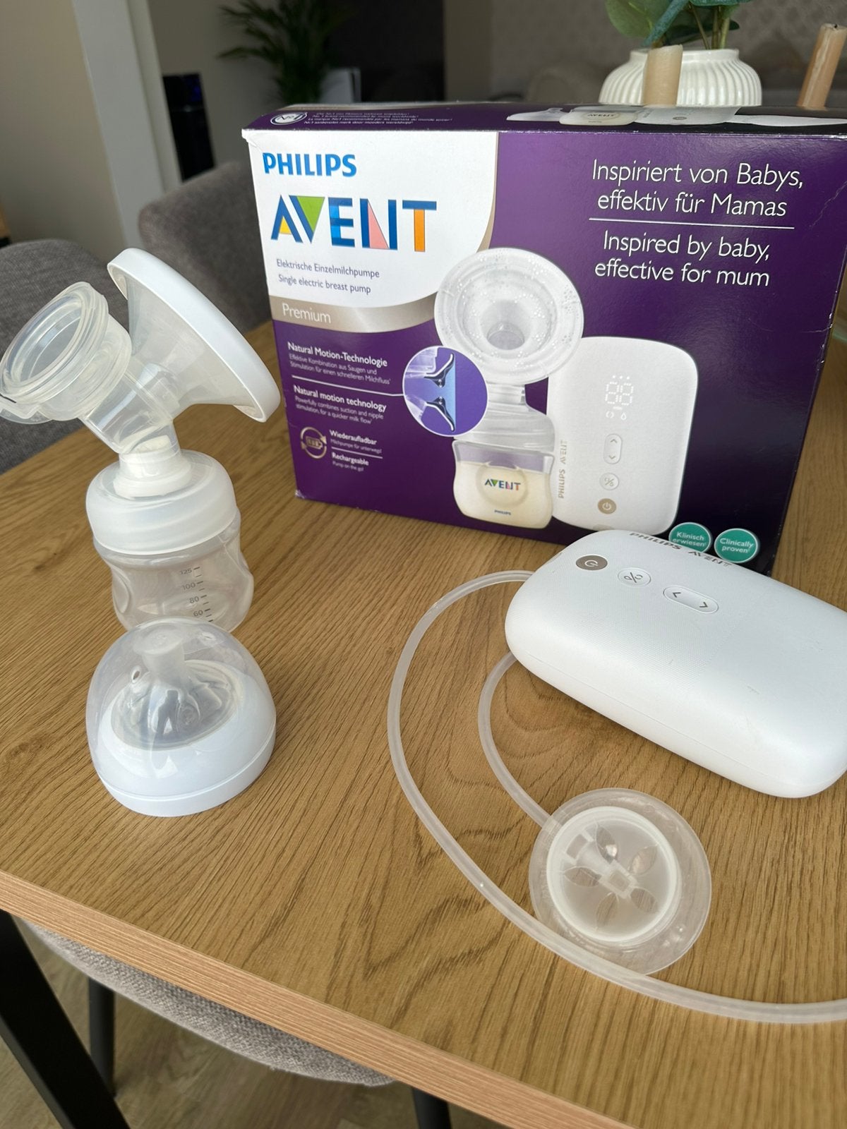 Philips Avent - Enkele elektrische kolf, Kinderen en Baby's, Ophalen, Zo goed als nieuw, Borstkolf, Philips Avent