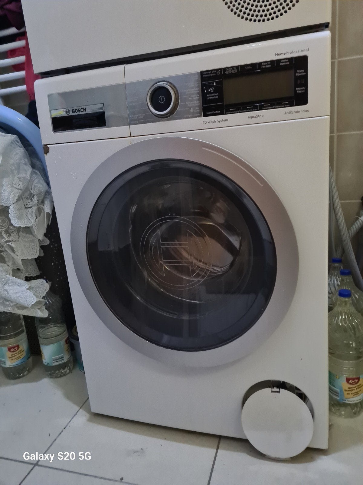 wasmachine, Ophalen
