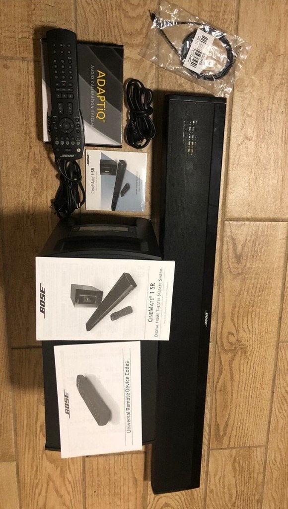 Bose Cinemate 1 SR soundbar met subwoofer, TV, Hi-fi & Vidéo, Enlèvement ou Envoi, Avec subwoofer externe, Utilisé