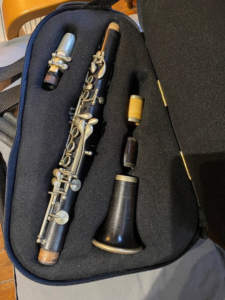Clarinette en Mi bémol, Muziek en Instrumenten, Ophalen, Gebruikt, Met koffer, Es-klarinet