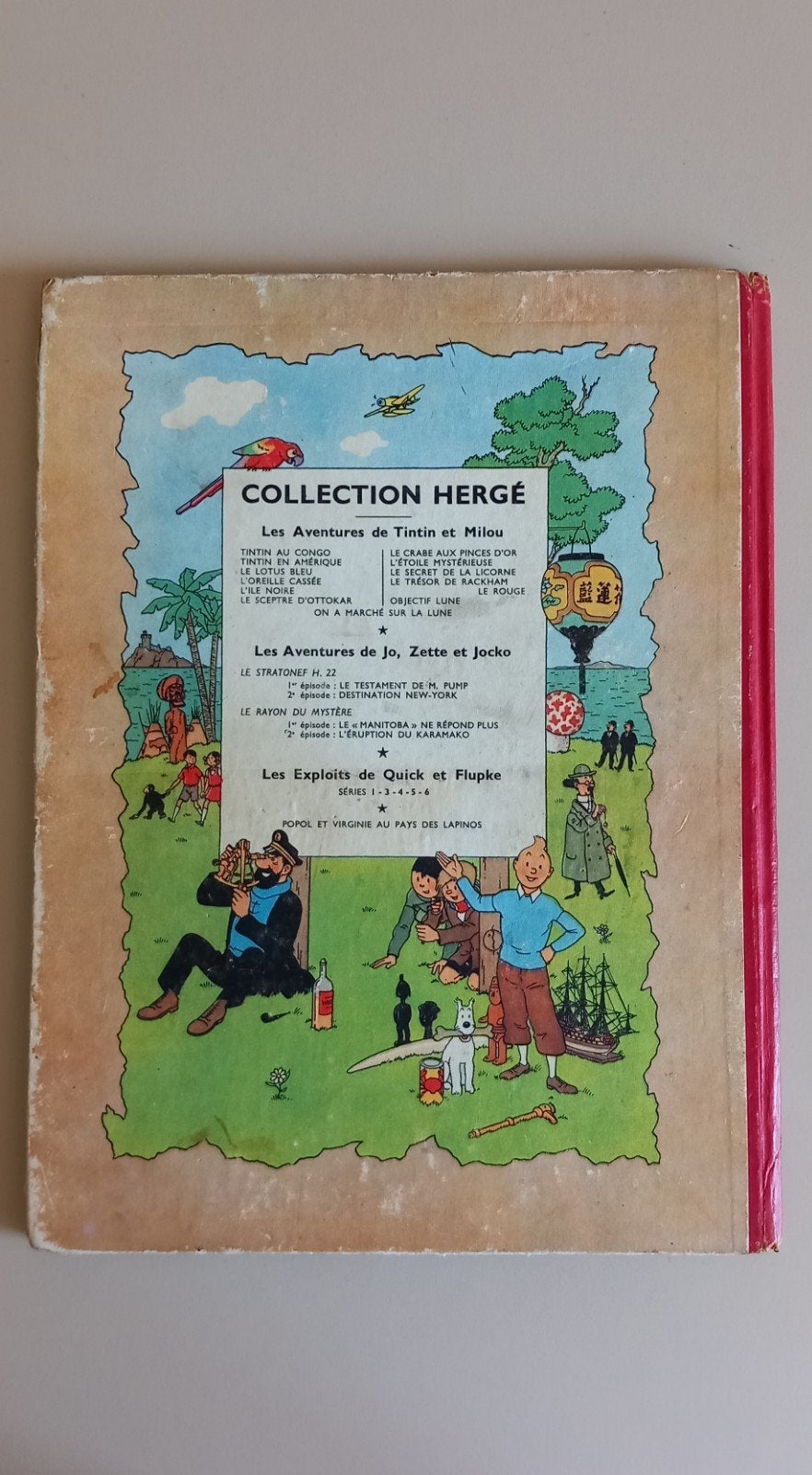 Kuifje „We wandelden op de maan” originele editie 1954, Boeken, Ophalen of Verzenden