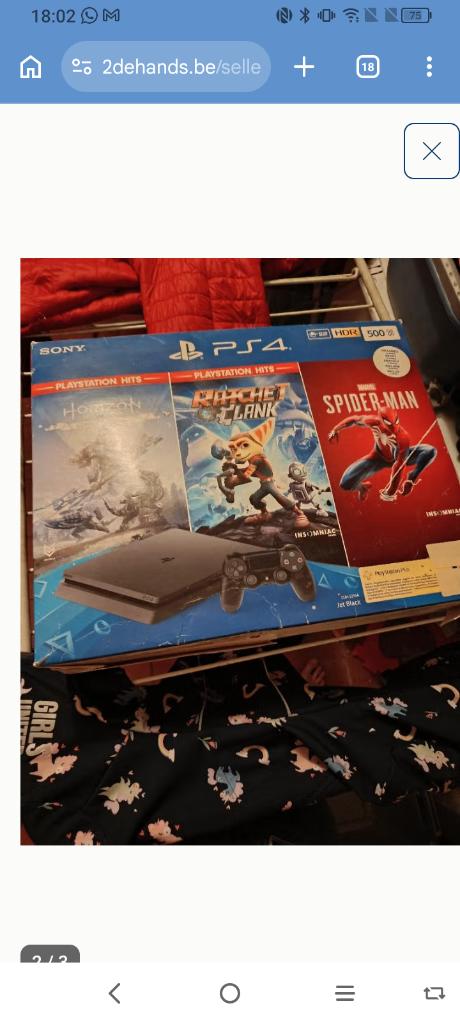 Playstation 4 met 9 spelletjes, Enlèvement ou Envoi, Avec jeux