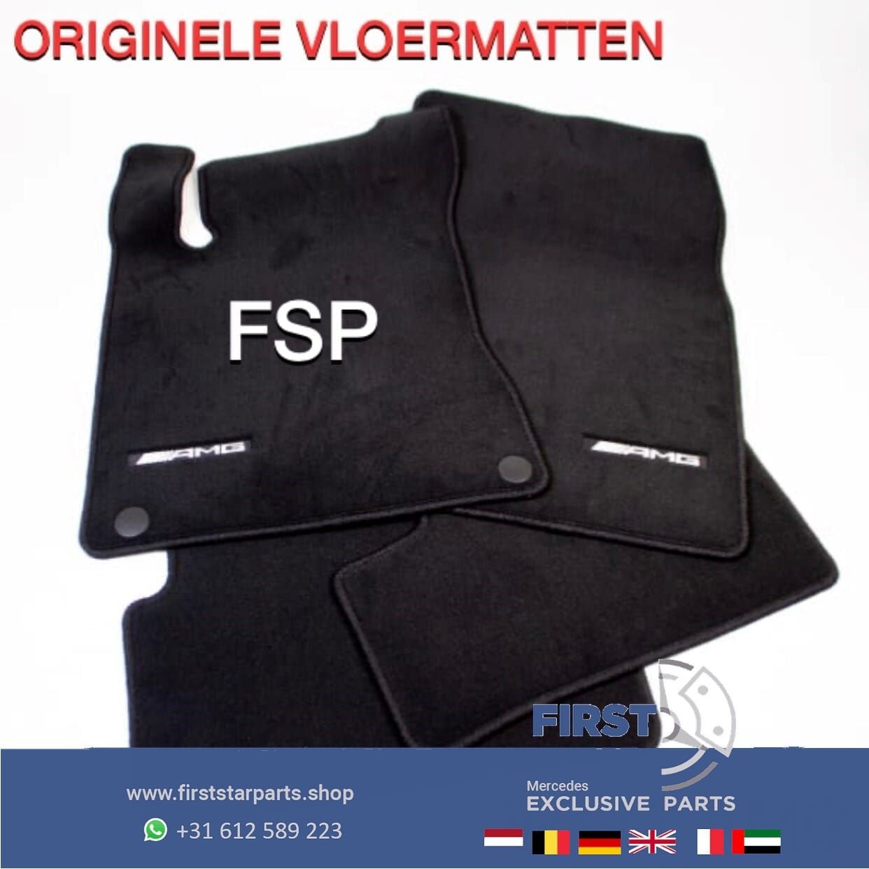 W177 AMG VLOERMATTEN Mercedes A Klasse A35 A45 2018-2021, Utilisé, -, -, Enlèvement ou Envoi