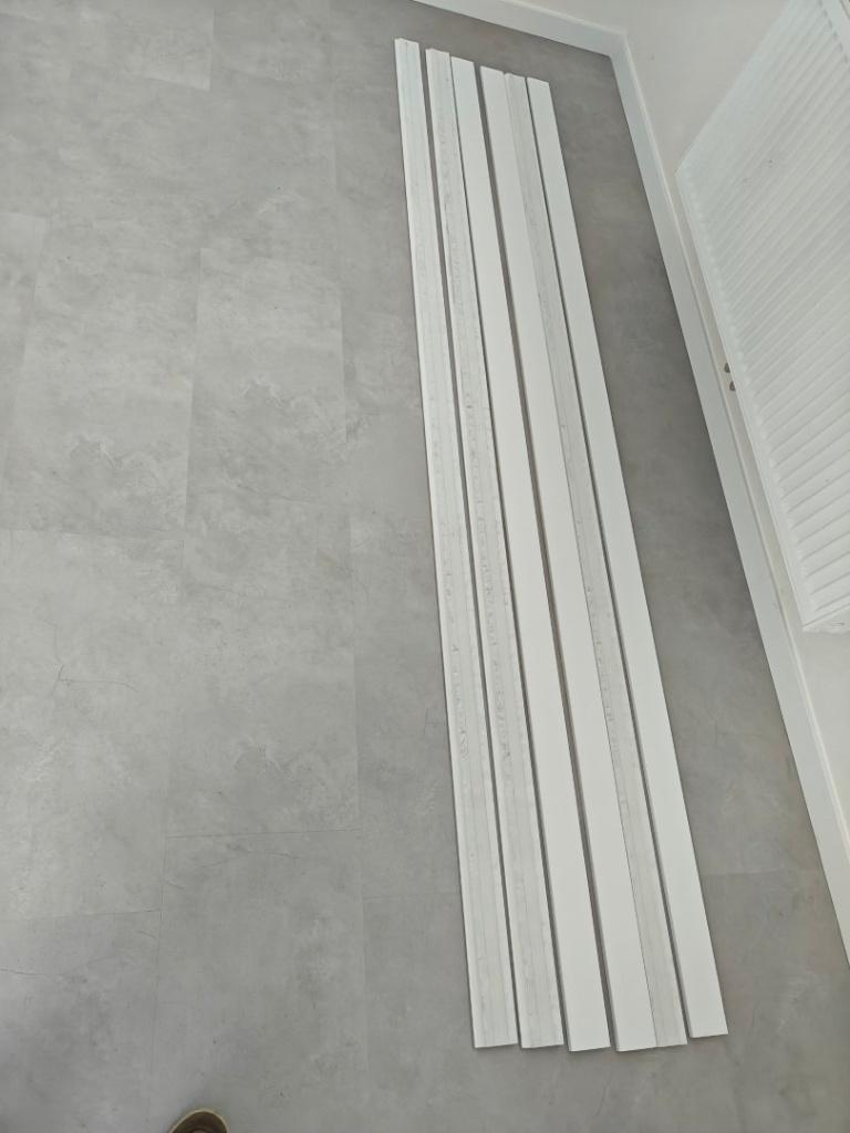 6 Impermo MDF plint | 7x244 cm | Schilderplint Wit - 145241, Ophalen, MDF
