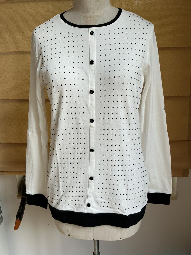 Trui van katoen, maat L, Kleding | Dames, Truien en Vesten, Ophalen of Verzenden, Zo goed als nieuw, Maat 42/44 (L)