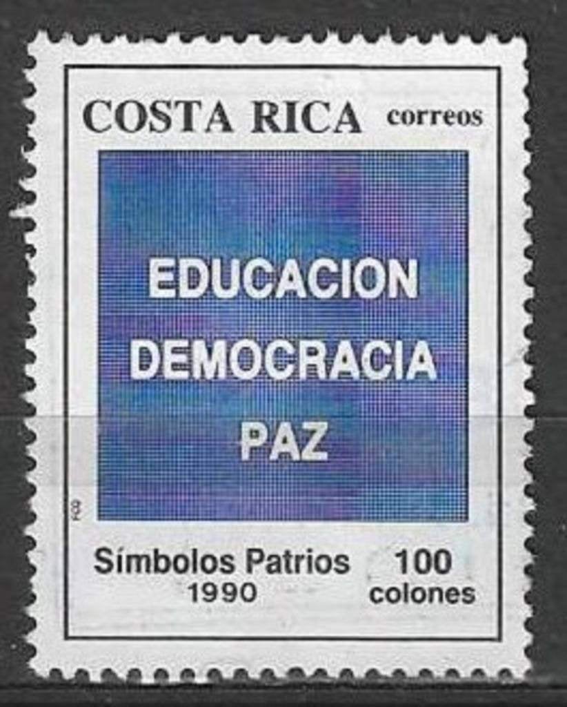 Costa Rica 1990 - Yvert 533 - Symbolen - Opvoeding (ZG), Verzenden, Postfris