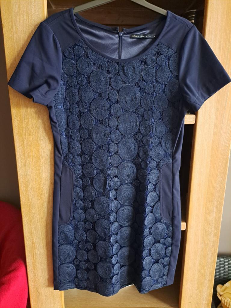Steps, robe circulaire, M, Vêtements | Femmes, Robes, Comme neuf, Taille 38/40 (M), Bleu, Au-dessus du genou, Enlèvement ou Envoi