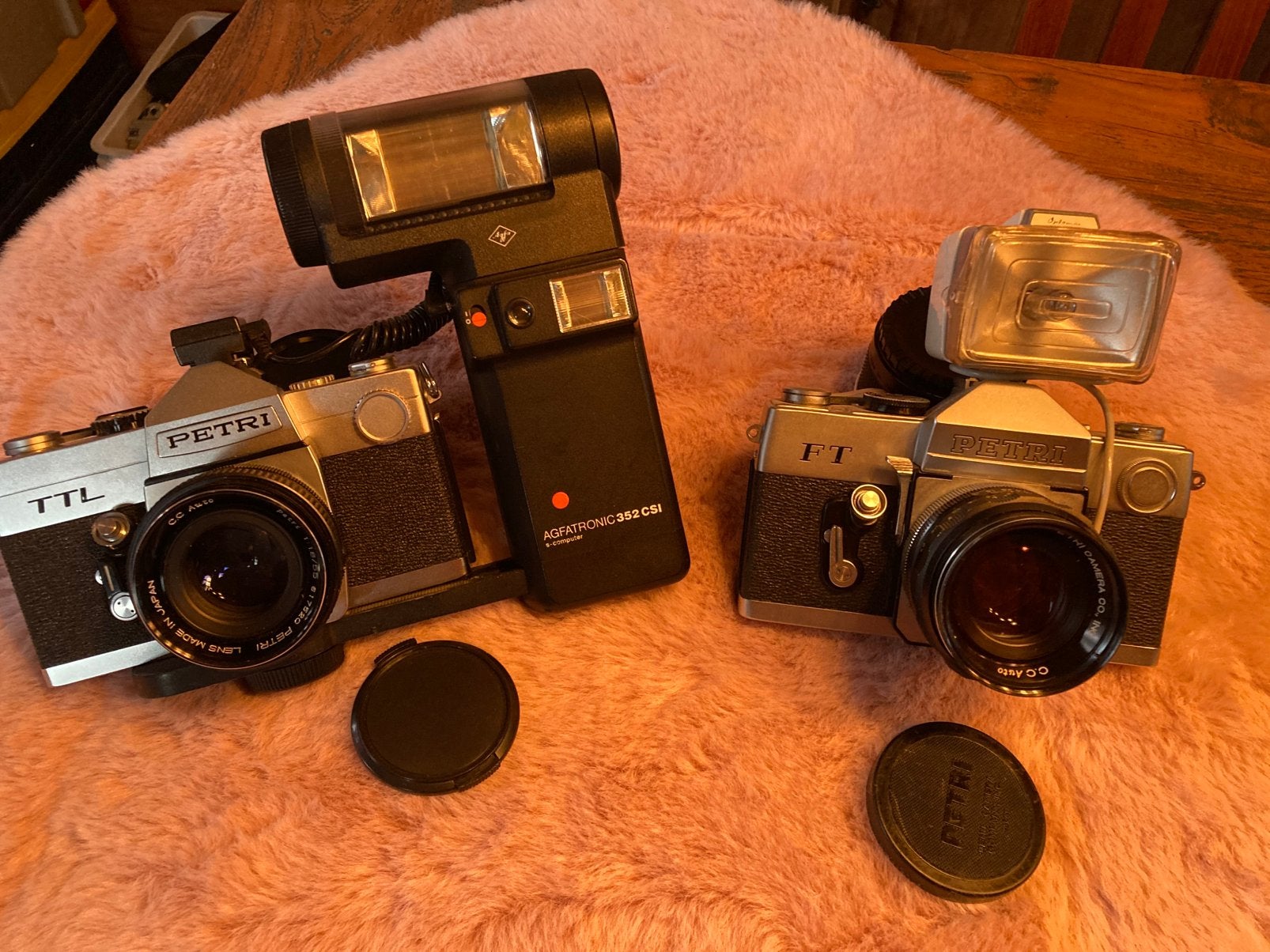 Petri camera’s, Ophalen, Gebruikt