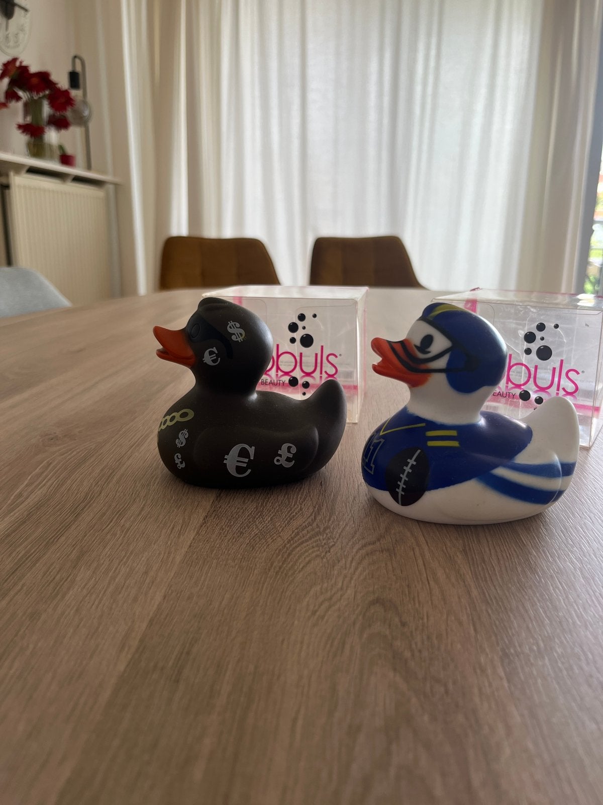 2 badeendjes van het merk Bubbuls, Ophalen of Verzenden, Zo goed als nieuw