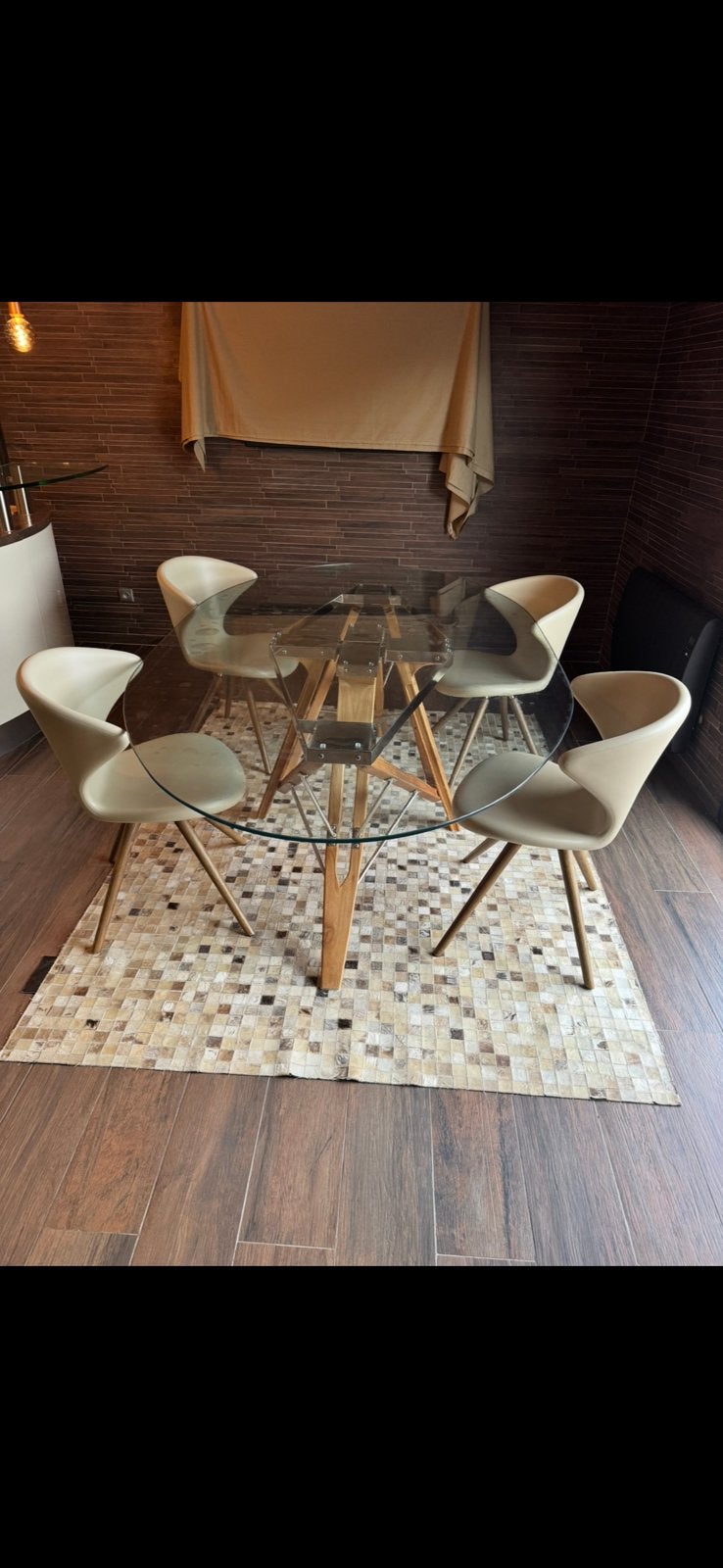 Table & chaise, Maison & Meubles, Enlèvement, Comme neuf