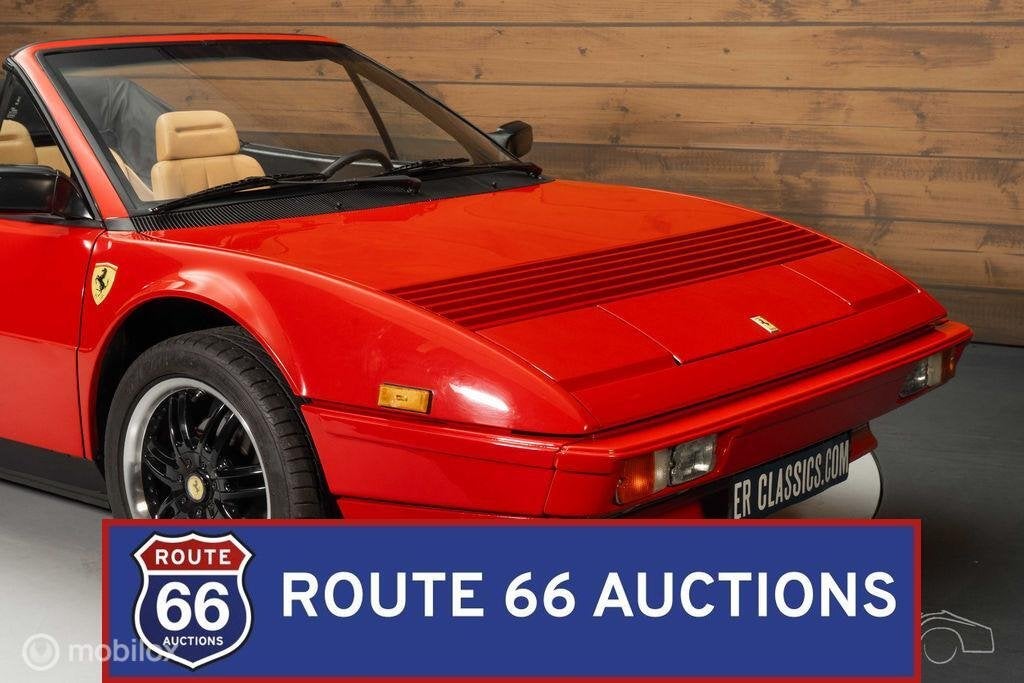 Ferrari Mondial Cabriolet | 1985 | Route 66 Auctions, Autos, Achat, Entreprise, Boîte manuelle, Autre carrosserie