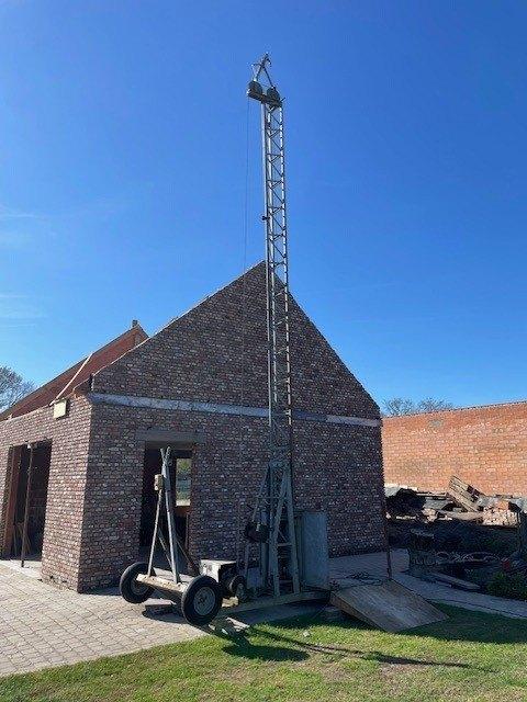 Bouwlift, Enlèvement, Utilisé, Ascenseur de chantier