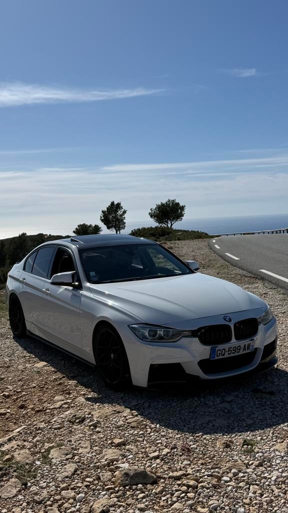 BMW 3-serie F30 328i 245Ch, Auto's, BMW, Automaat, Achterwielaandrijving, Zwart, Wit
