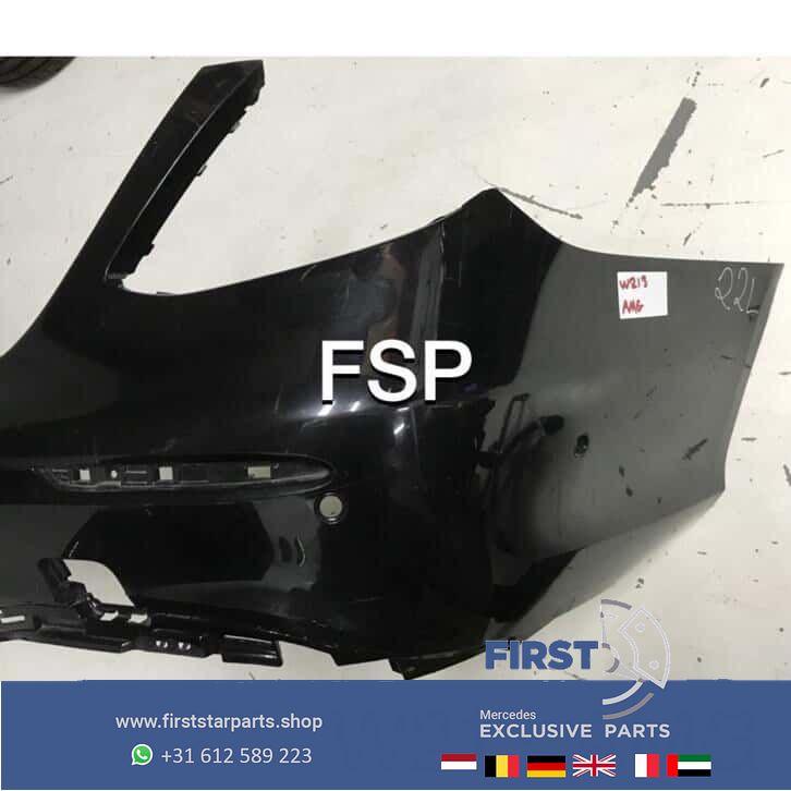 W213 AMG Achterbumper Mercedes E Klasse 2018 A2138850001 E63, Gebruikt, -, Ophalen of Verzenden, Achter