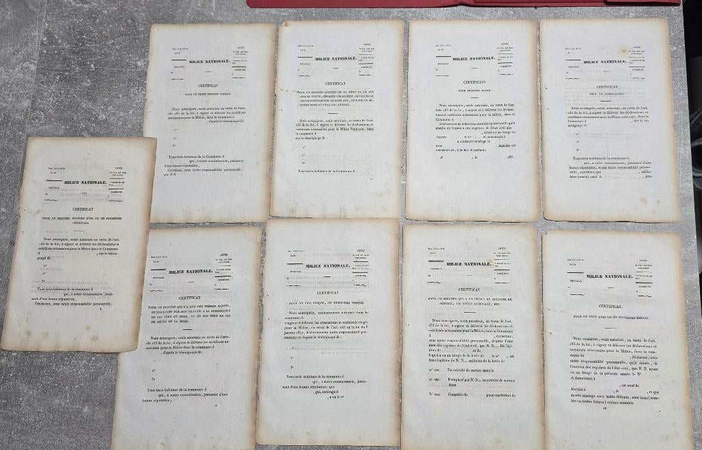 1830+Militaria+Nationale Militie+1830 Rising, Ophalen of Verzenden, Overige soorten, Overige typen