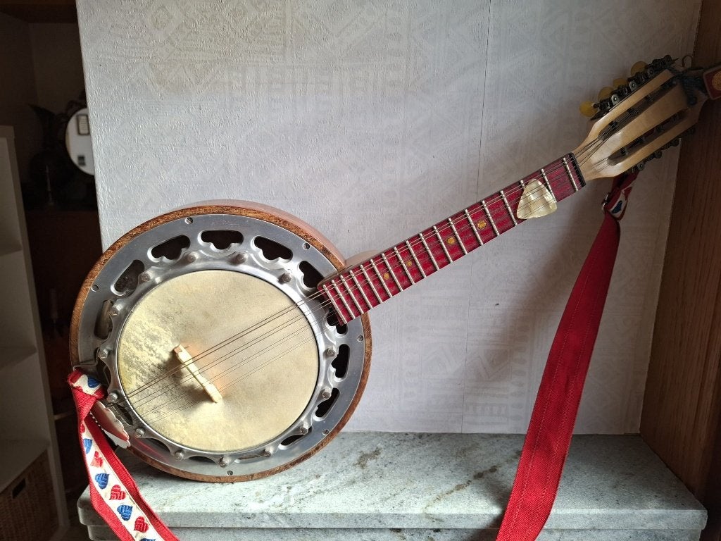 banjoline - banjo - mandoline, Ophalen of Verzenden, Mandolinebanjo