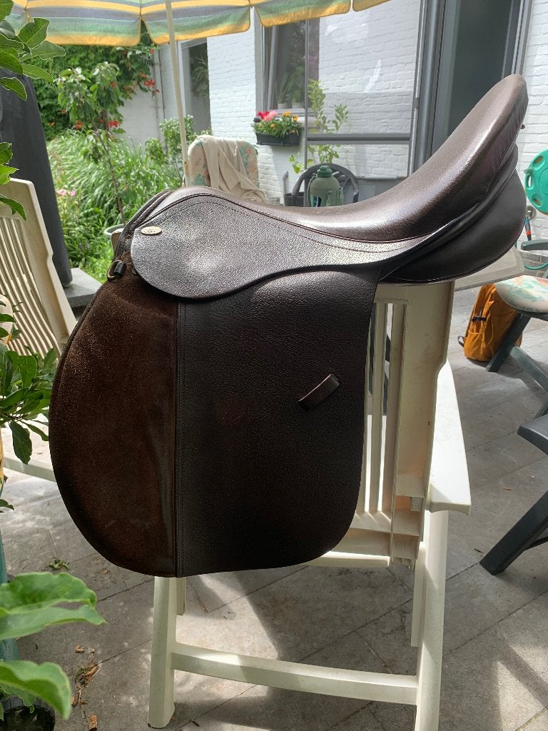 Selle Jorge Canaves, Animaux & Accessoires, Marron, Autres tailles, Enlèvement, Utilisé