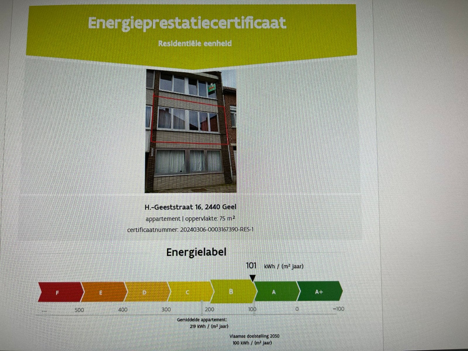 Energiezuinig appartement 2-slaapkamers centrum Geel, Immo, 50 m² of meer