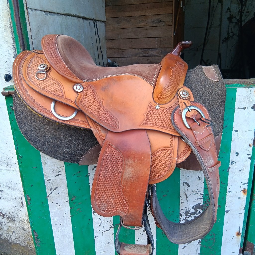 Westernzadel, Dieren en Toebehoren, Ophalen, Gebruikt, Wijd, M (17 inch)