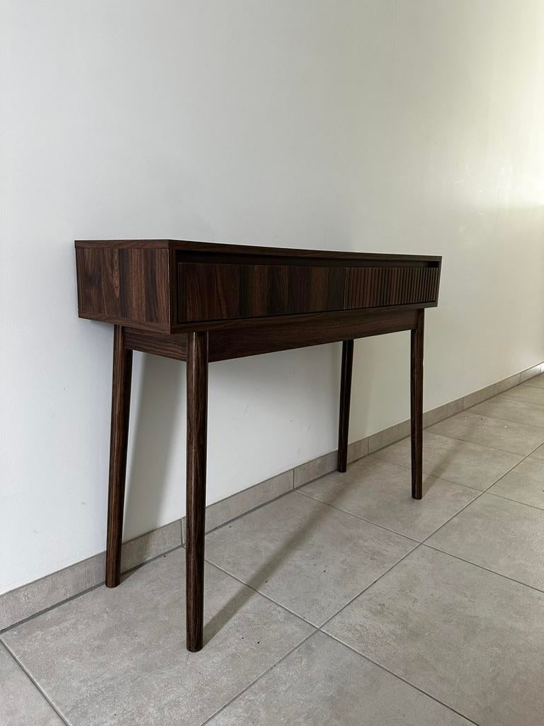 Houten consoletafel - sweeek, Huis en Inrichting, Tafels | Sidetables, Ophalen, Zo goed als nieuw