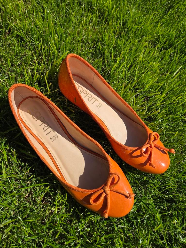 Prachtige oranje ballerina's Esprit maat 39 #lentefeest, Nieuw, Oranje, Esprit, Ballerina's