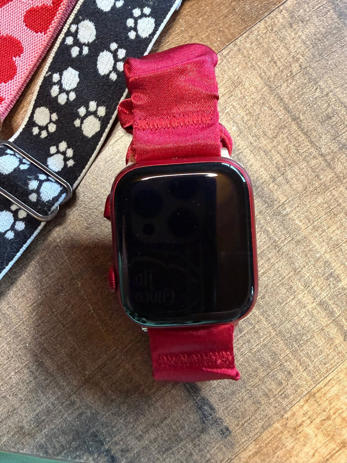 Iwatch serie 7 49mm, Handtassen en Accessoires, Ophalen of Verzenden, Zo goed als nieuw, Rood