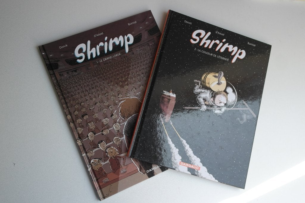 Bd SHRIMP tomes 1 et 2 (EO état neuf) de DONCK, Ophalen of Verzenden, Zo goed als nieuw, Complete serie of reeks, DONCK / D'AOUST / BURNIAT