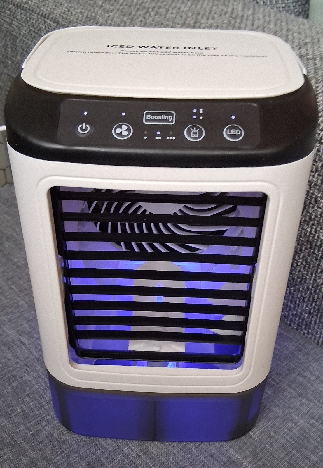 Draagbare airco met led licht, Elektronische apparatuur, Airco's, Ophalen of Verzenden