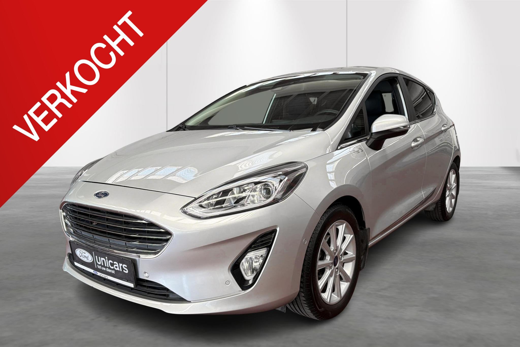 Ford Fiesta 1.0i EcoBoost S/S 92kW Titanium met trekhaak, Auto's, Ford, Voorwielaandrijving, Stof, Gebruikt, Euro 6