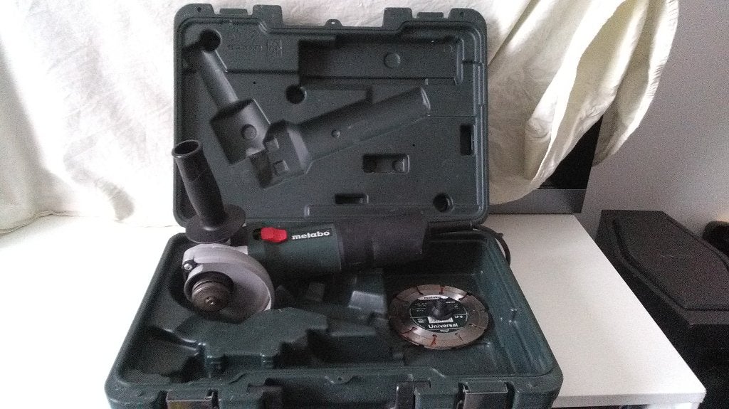 disqueuse metabo, Bricolage & Construction, Outillage | Meuleuses, Enlèvement, Comme neuf, 1000 watts ou plus, Meuleuse droite