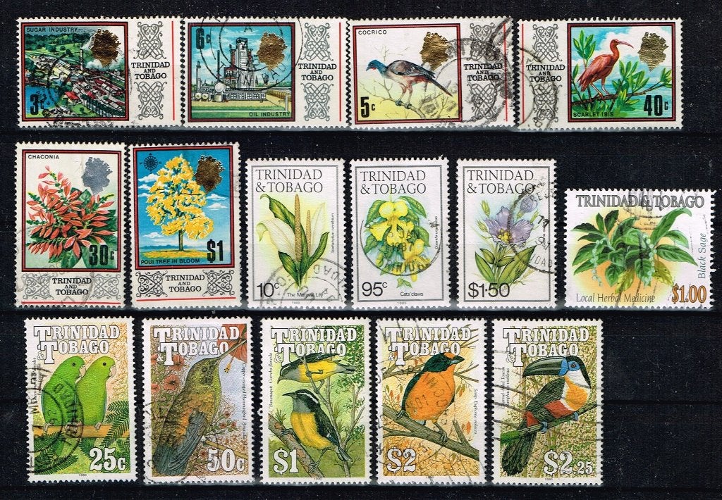 Postzegels uit Trinidad & Tobago - K 5854 - allerlei, Postzegels en Munten, Postzegels | Amerika, Verzenden, Gestempeld, Zuid-Amerika