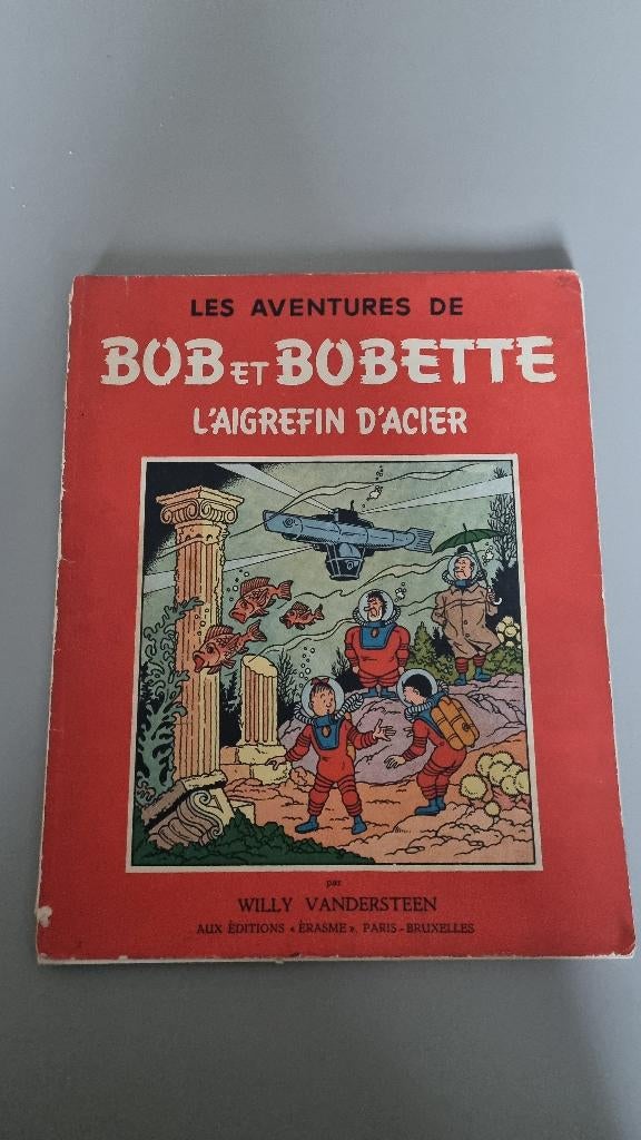 BD Bob et Bobette - L'Aigrefin d'Acier, Livres, Enlèvement ou Envoi, Willy Vandersteen, Une BD, Utilisé