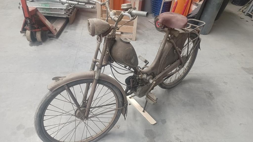 motorfiets, brommer goebel, Vélos & Vélomoteurs, Cyclomoteurs | Oldtimers & Ancêtres, Autres marques, Classe B (45 km/h), Enlèvement