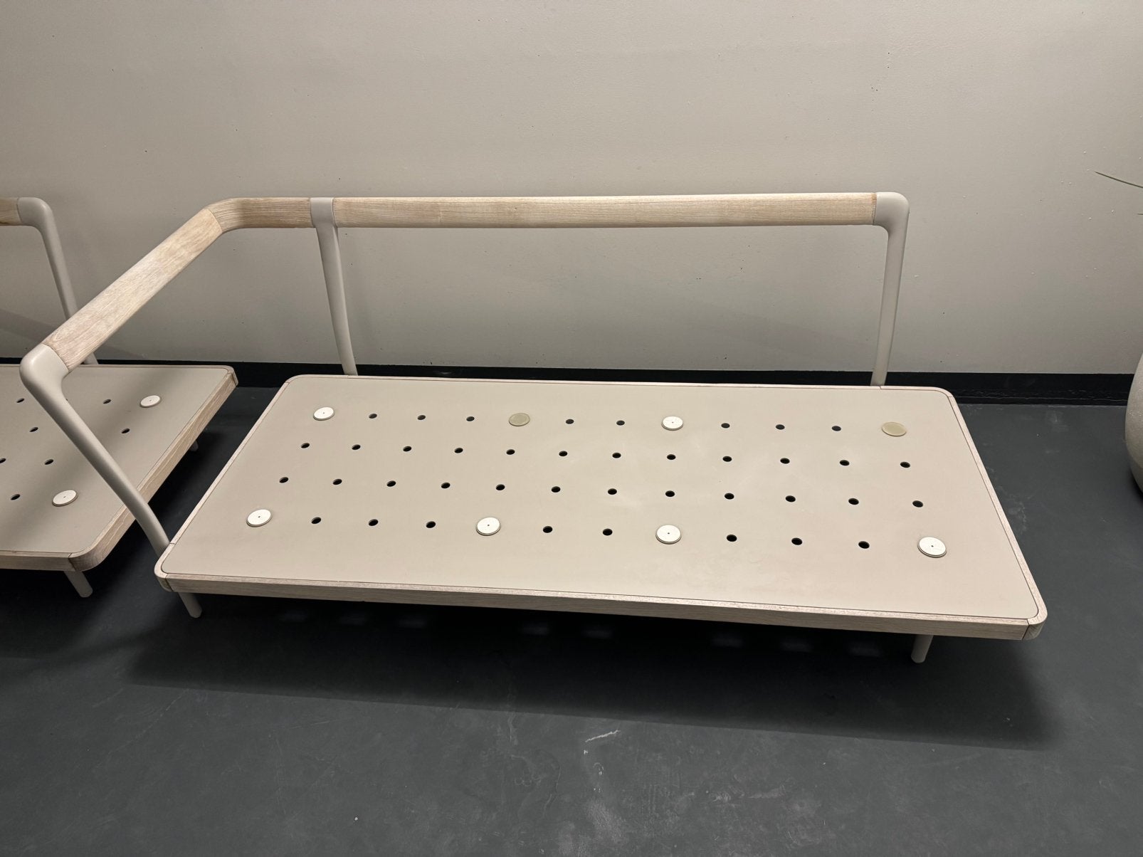 Manutti loungebank en zetel., Ophalen, Gebruikt, Aluminium