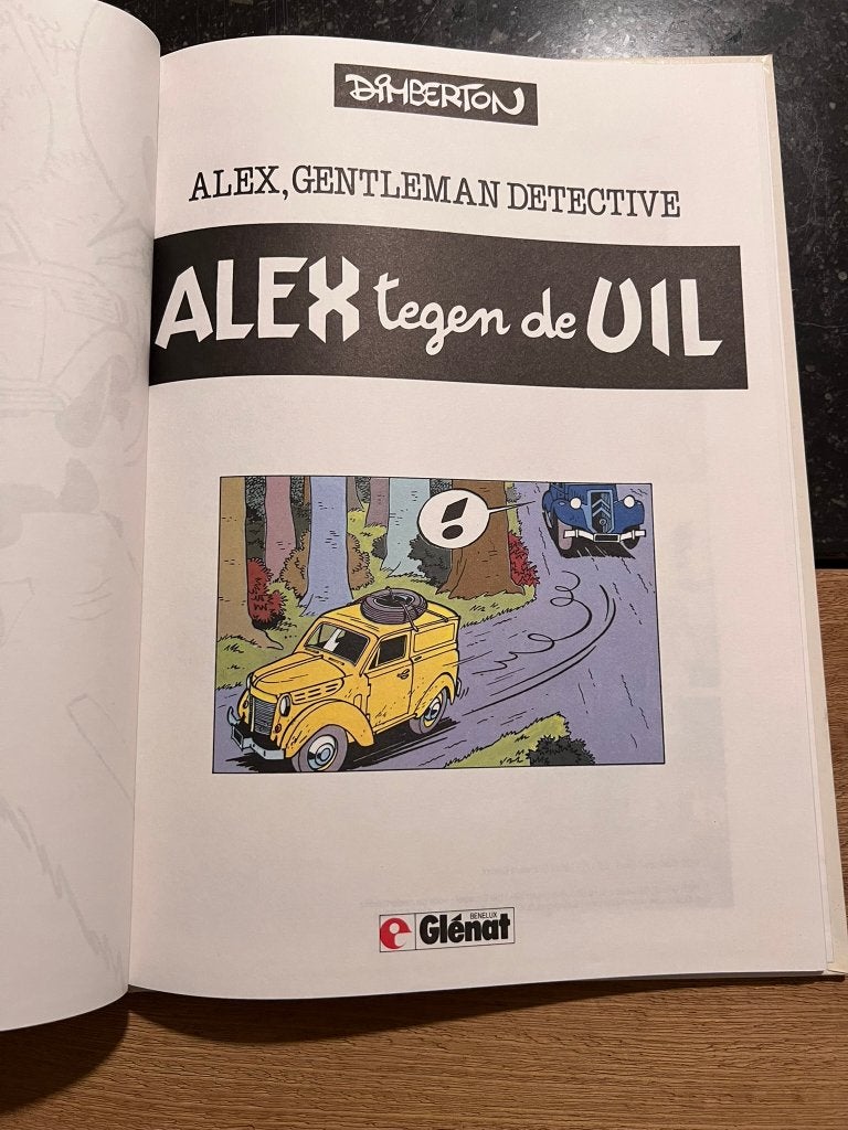 Strip Alex tegen de Uil - Dimberton *HC*, Boeken, Stripverhalen, Dimberton, Eén stripboek, Ophalen of Verzenden, Zo goed als nieuw